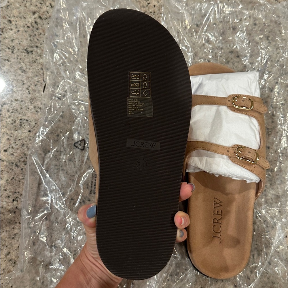 J. Crew New Colbie buckle sandals in suede - Picture 8 of 10